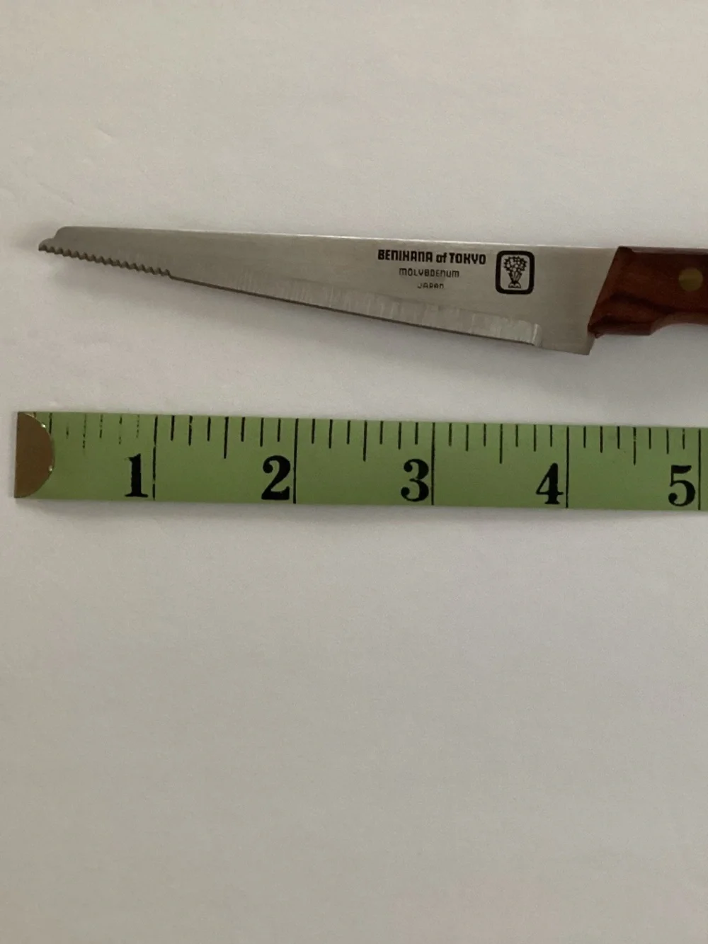 Vtg Benihana of Tokyo Japan Japanese Chef’s Serrated Paring Knife New